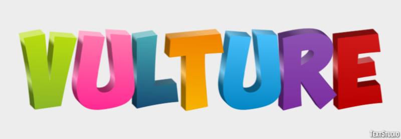 Vulture Text Effect