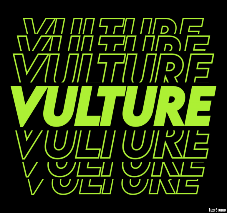 Vulture Text Effect
