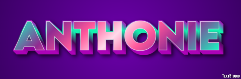Anthonie Text Effect