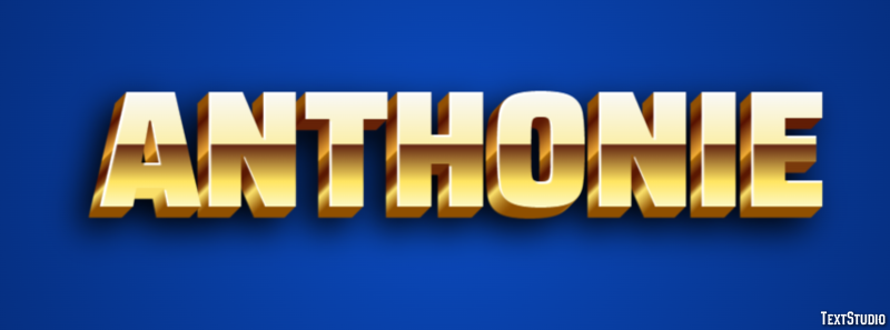 Anthonie Text effect