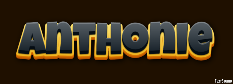 Anthonie Text effect