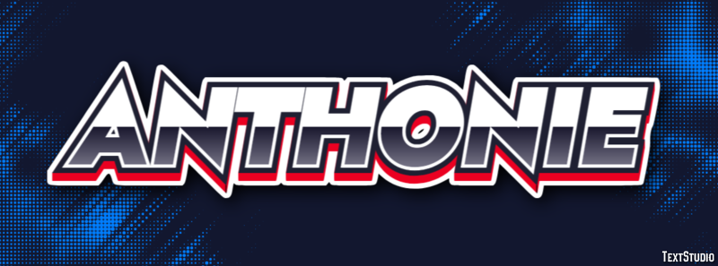 Anthonie Text effect