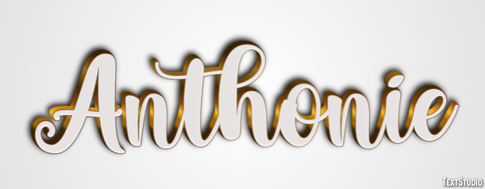 Anthonie Text Effect