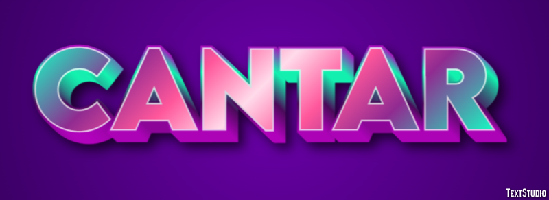 Cantar Texteffekt