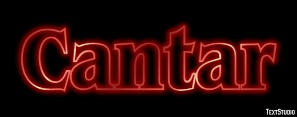 Cantar Text Effect