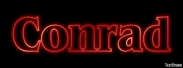 Conrad テキスト効果