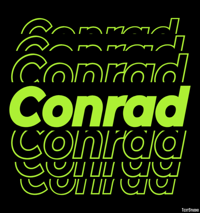 Conrad Text Effect