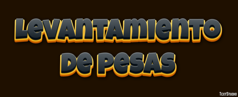 Levantamiento de pesas Tekst Effect
