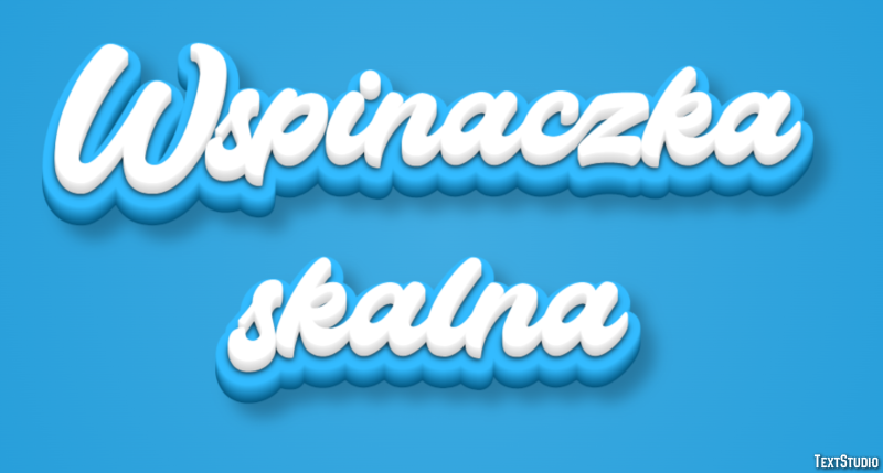 Wspinaczka skalna Efekt tekstowy