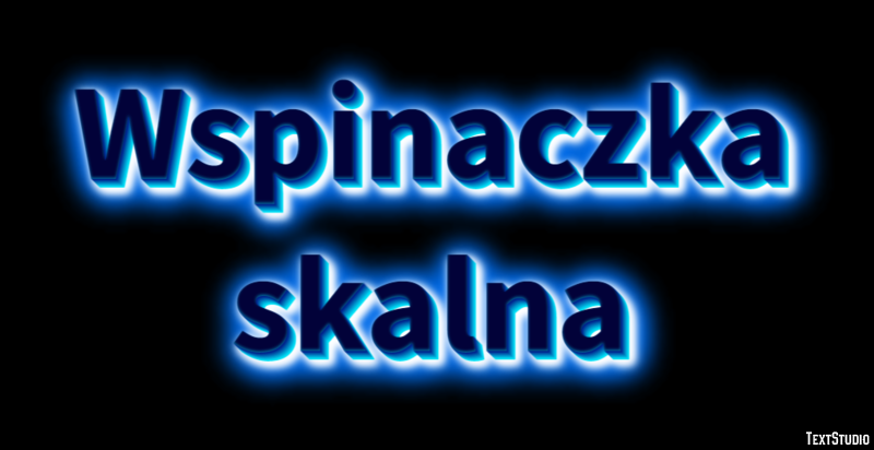 Wspinaczka skalna Efekt tekstowy