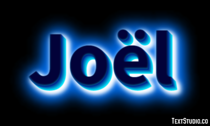 Joël Text Effect