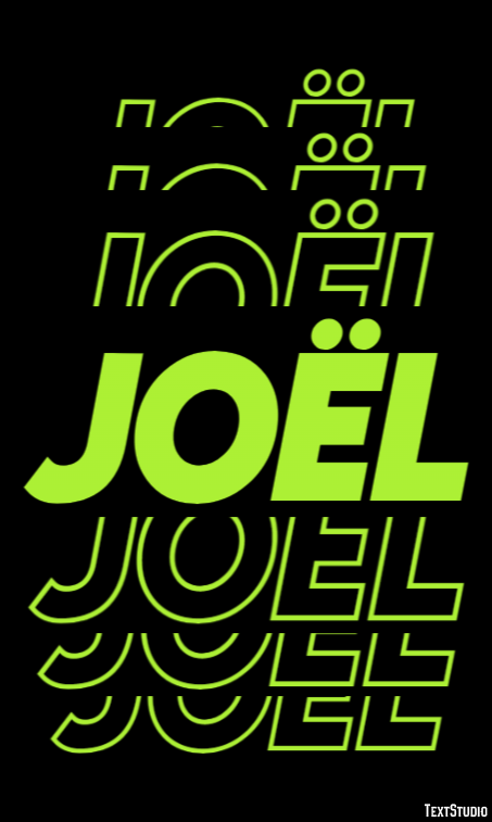 Joël Text Effect