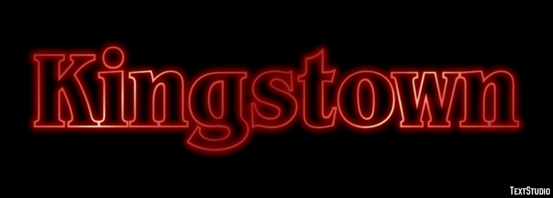 Kingstown Efekt tekstowy