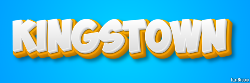 Kingstown Efekt tekstowy