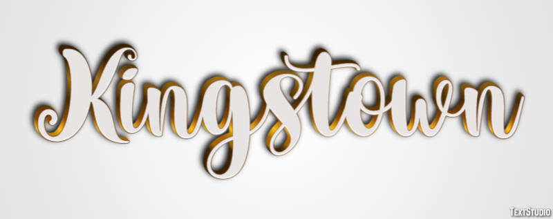Kingstown Efekt tekstowy