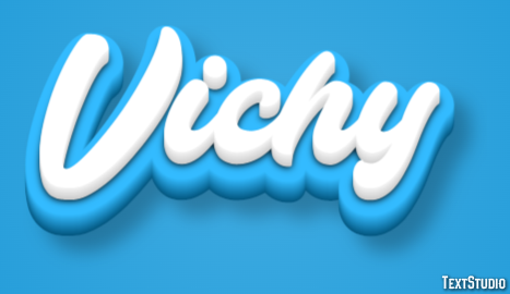 Vichy Effet de Texte