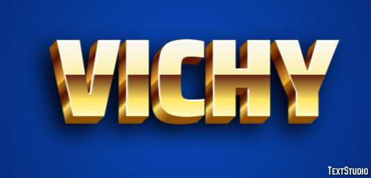 Vichy Efekt tekstowy