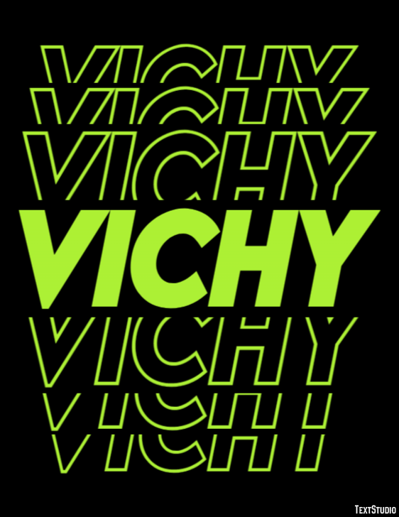 Vichy Efekt tekstowy