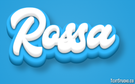 Rossa Effetto testo