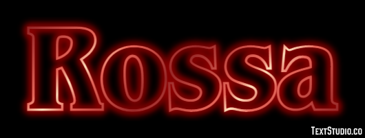 Rossa Effetto testo