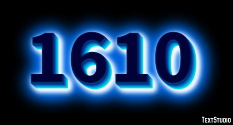 1610 Tekst Effect