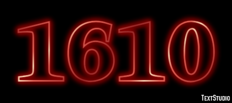 1610 Text Effect