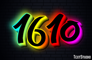 1610 Text Effect