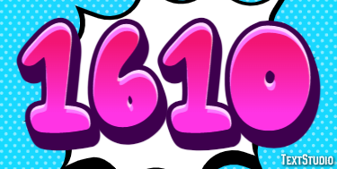 1610 Text Effect