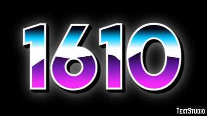 1610 Tekst Effect