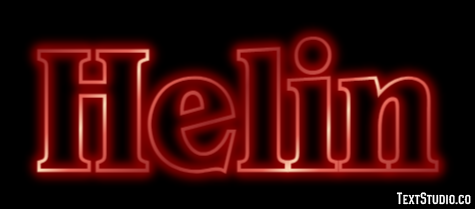 Helin Efecto de Texto