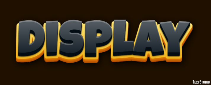 Display Text Effect