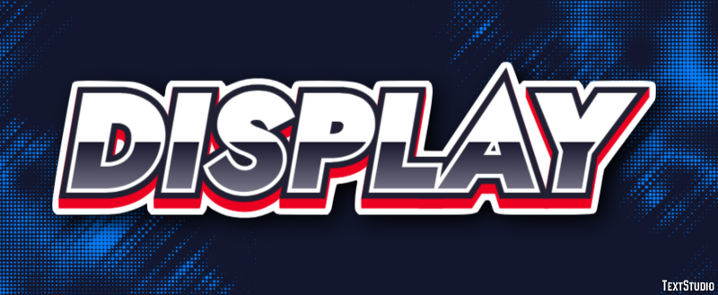 Display Text Effect