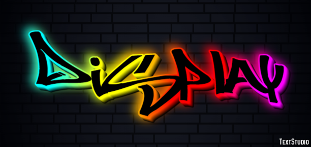 Display Text Effect