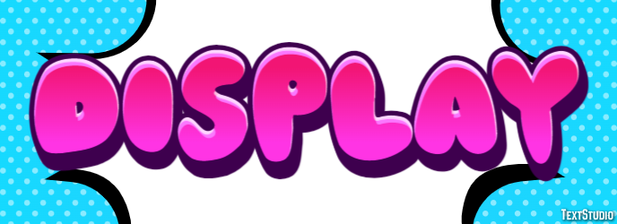 Display Text Effect