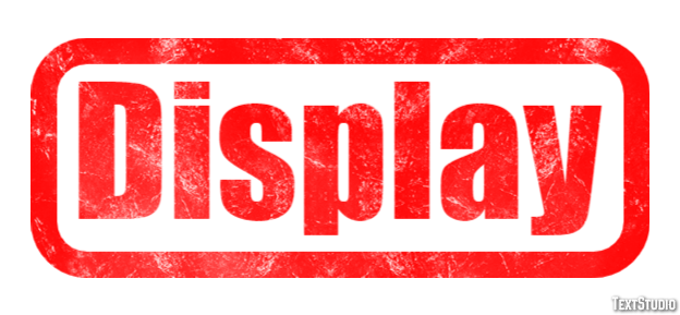 Display Text Effect
