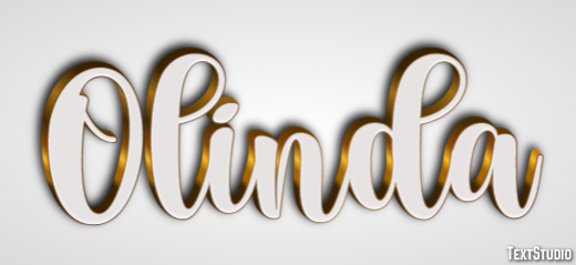 Olinda Efecto de texto