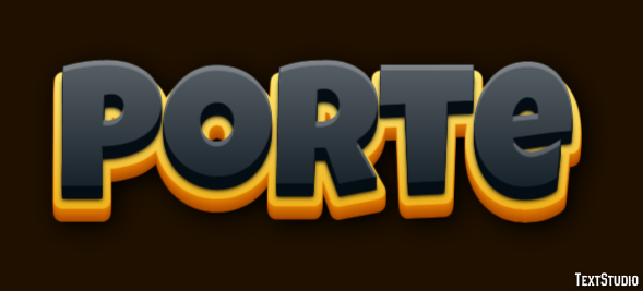 Porte Effet de texte