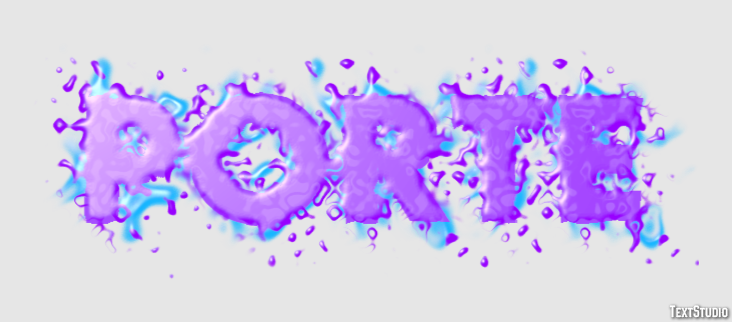 Porte Effet de Texte