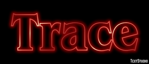 Trace Text Effect
