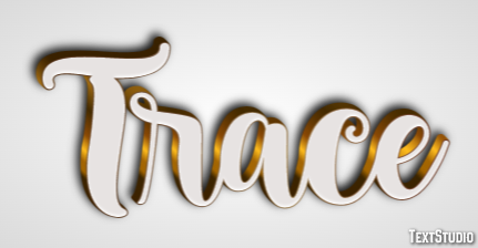 Trace Text Effect