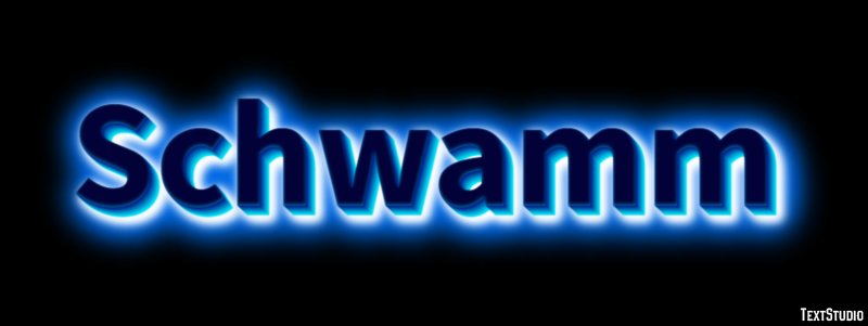 Schwamm Efekt tekstowy