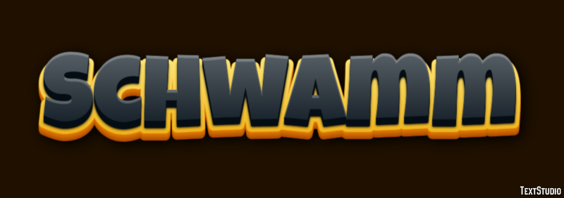 Schwamm Texteffekt