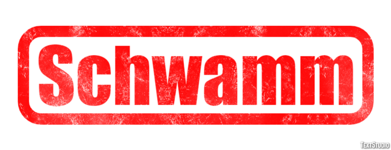 Schwamm Efekt tekstowy