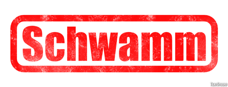Schwamm Tekst Effect