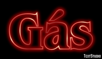Gás テキスト効果