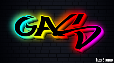 Gás テキスト効果