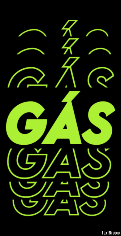 Gás テキスト効果