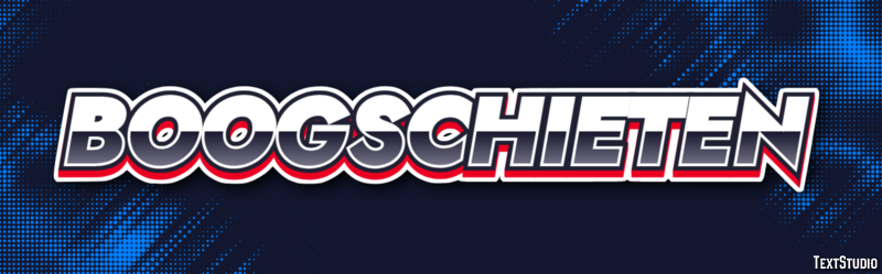 Boogschieten Tekst Effect