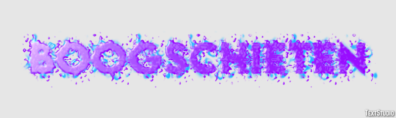 Boogschieten Effet de texte