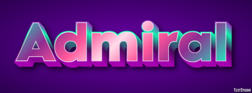 Admiral Text Effect